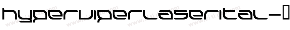 hyperviperlaserital字体转换