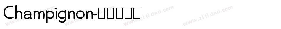 Champignon字体转换