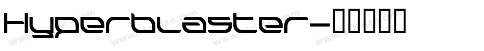 Hyperblaster字体转换