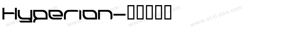 Hyperion字体转换