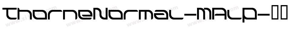 ThorneNormal-MAlP字体转换