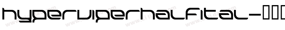hyperviperhalfital字体转换