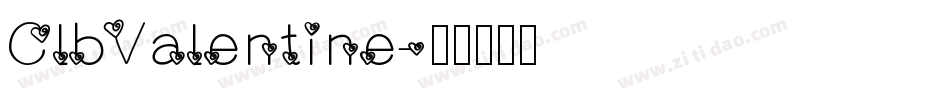 ClbValentine字体转换