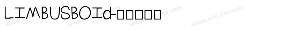 LIMBUSBOId字体转换