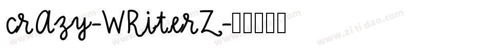 crAzy-WRiterZ字体转换
