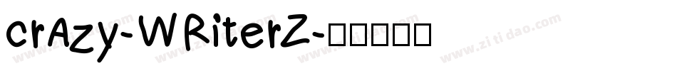 crAzy-WRiterZ字体转换