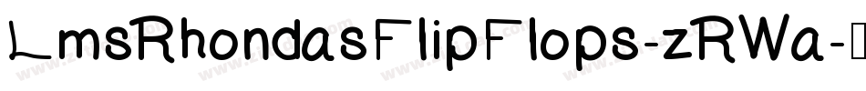 LmsRhondasFlipFlops-zRWa字体转换