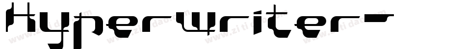 Hyperwriter字体转换