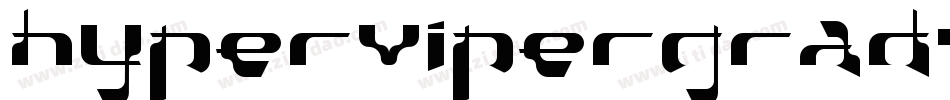 hypervipergrad字体转换