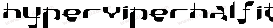 hyperviperhalfital字体转换