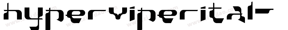 hyperviperital字体转换