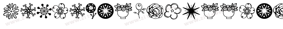 JandaFlowerDoodles-1R44字体转换