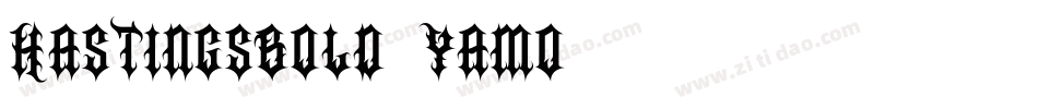 HastingsBold-Yamo字体转换