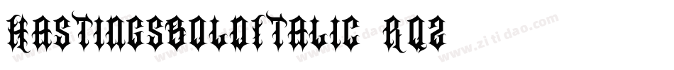 HastingsBoldItalic-rqz7字体转换