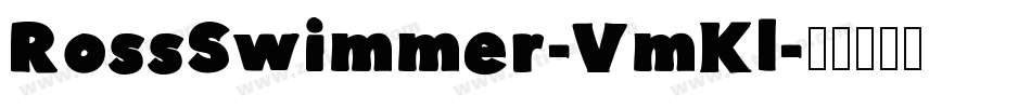 RossSwimmer-VmKl字体转换