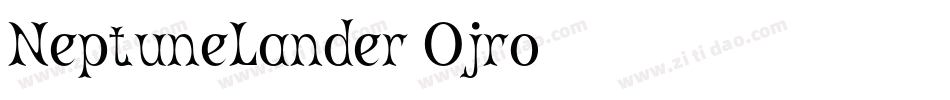 NeptuneLander-Ojro字体转换