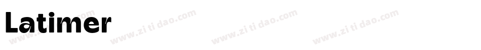Latimer字体转换