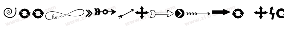 ArrowsRegular-ejYp字体转换