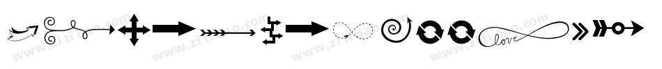 DNealianArrows字体转换