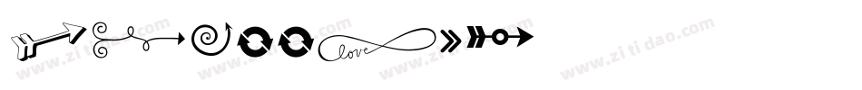 VNArrows字体转换