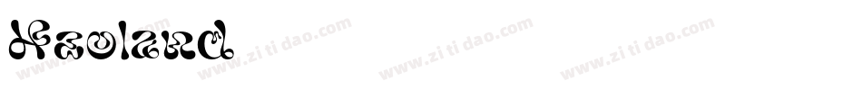 Hzoland字体转换