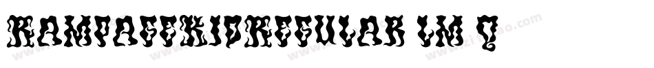 RampageKidRegular-lm3q字体转换 RampageKidRegular-lm3q字体转换