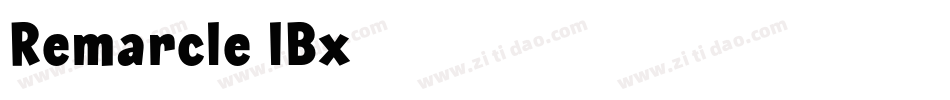 Remarcle-lBx0字体转换