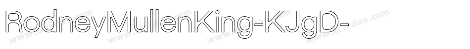 RodneyMullenKing-KJgD字体转换