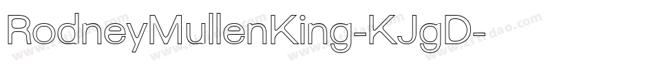 RodneyMullenKing-KJgD字体转换