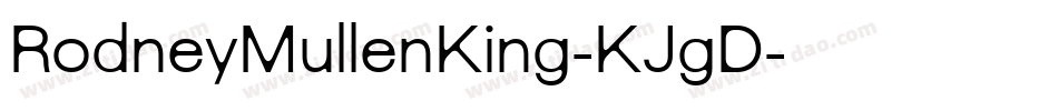 RodneyMullenKing-KJgD字体转换