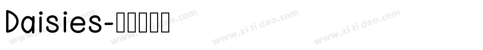 Daisies字体转换