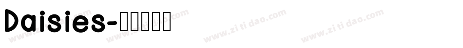 Daisies字体转换
