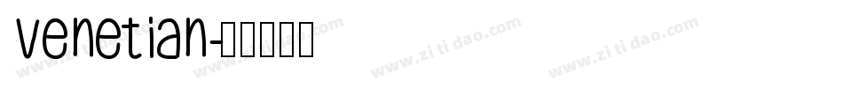 Venetian字体转换