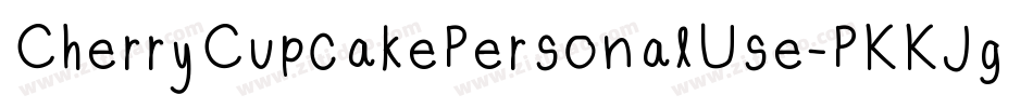 CherryCupcakePersonalUse-PKKJg字体转换