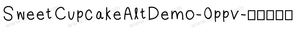SweetCupcakeAltDemo-0ppv字体转换