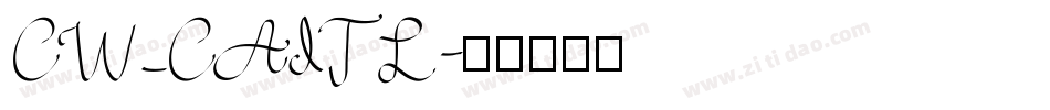 CW_CAITL字体转换