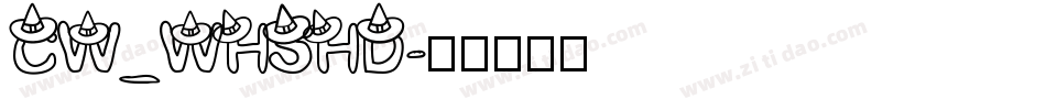 CW_WHSHD字体转换