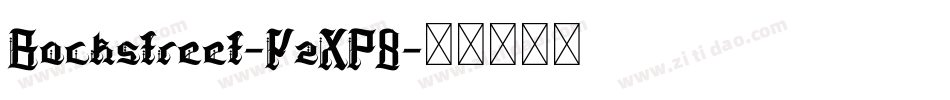 Backstreet-YzXP8字体转换