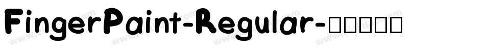 FingerPaint-Regular字体转换