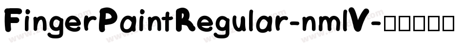 FingerPaintRegular-nmlV字体转换