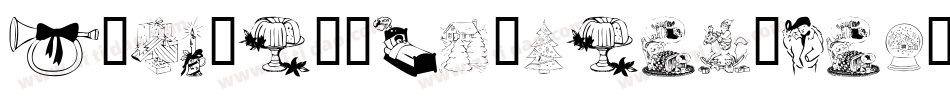 KrChristmasDingsOne-q311字体转换 KrChristmasDingsOne-q311字体转换
