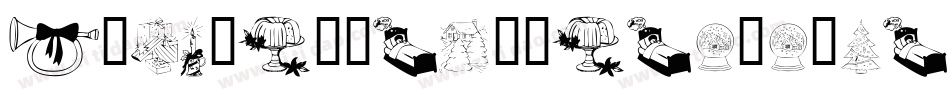 KrChristmasTime-e2Dm字体转换 KrChristmasTime-e2Dm字体转换