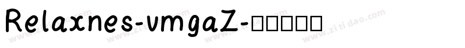 Relaxnes-vmgaZ字体转换
