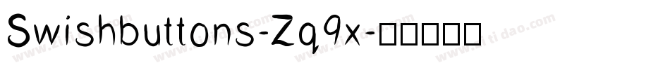 Swishbuttons-Zq9x字体转换