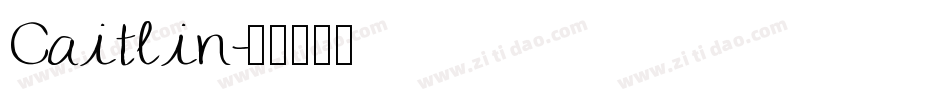 Caitlin字体转换