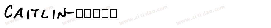 Caitlin字体转换