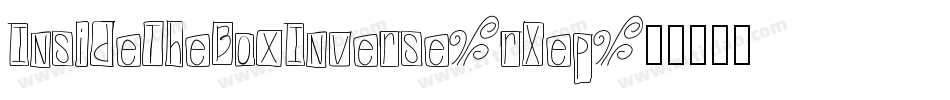 InsideTheBoxInverse-rXep字体转换