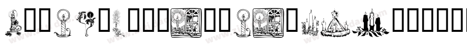 KR-Christmas-Candles-1字体转换