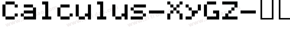 Calculus-XyGZ字体转换