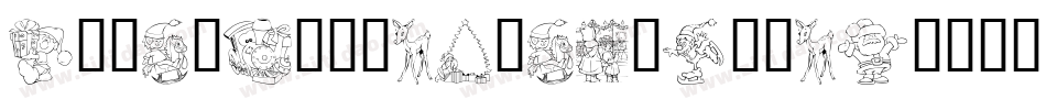 KR-Color-Me-Christmas-2002-2字体转换